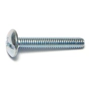 MIDWEST FASTENER M4-0.70 x 25 mm Combination Phillips/Slotted Truss Machine Screw, Zinc Plated Steel, 15 PK 71461